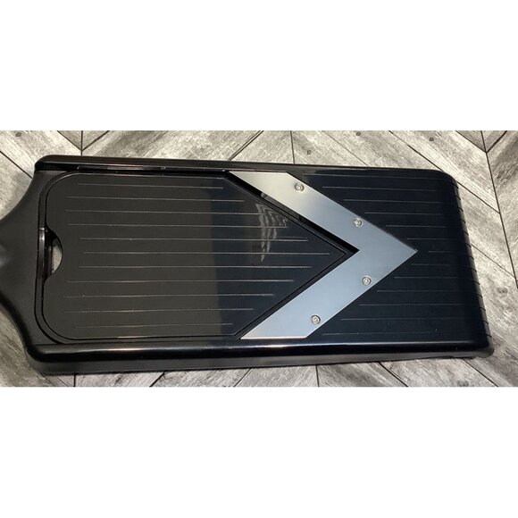 Microplane Adjustable Slicer with Julienne Blade Black Kitchen Tool for Vegetabl - Picture 10 of 10